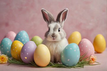 Fototapeta na wymiar Default_Easter_cute_background_0 (3)
