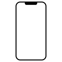 phone icon, simple vector design