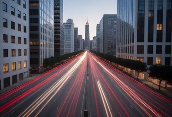 Fototapeta premium traffic at night