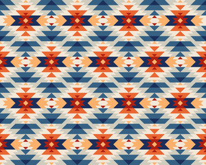 Traditional native pattern, geometric shapes, seamless pattern for print or background. vector illustration