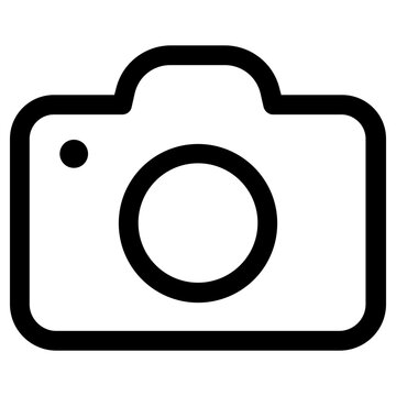 photography icon, simple vector design