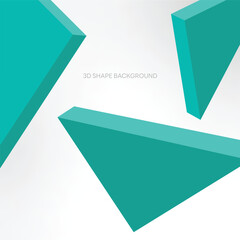 Vector Background of Triangle 3D shape