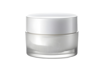 A white jar of skincare perfection. Clean and clear, the essence of beauty care