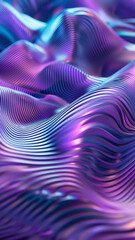 Abstract Background with Wavy Lines