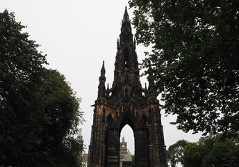Scott Monument in Edinburgh - 772142919