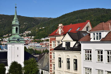 Obraz premium Bergen, vu depuis le Nordnes