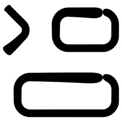 preferences icon, simple vector design