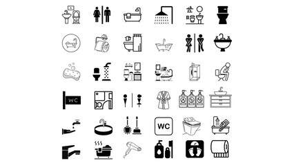 Bathroom  36 icons