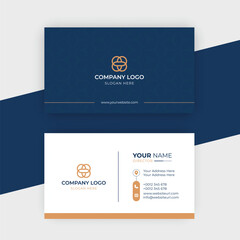 Standard Premium Business card vector template design