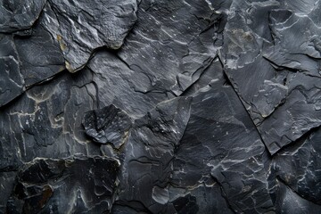 Dark grey black slate background or texture - generative  ai