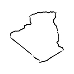 map of algeria. map concept Algeria map vector