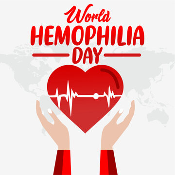 Commemorating World Hemophilia Day on April 17 2023. Hemophilia is a disorder in which blood cannot clot properly.