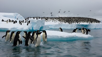 group of penguins