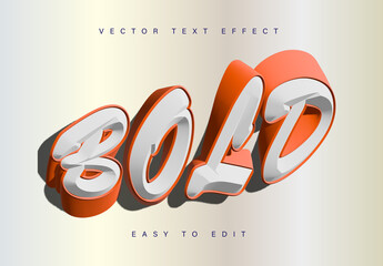 Bold Text Effect Template - obrazy, fototapety, plakaty