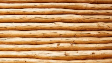 The texture of the logs.