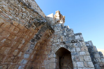 02/12/2024 Haifa Israel. Yehiam is the ruins of a Crusader and Ottoman-era fortress in western...