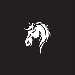 Fototapeta na wymiar Horse in cartoon, doodle style . Image for t-shirt, web, mobile apps and ui. Isolated 2d vector illustration in logo, icon, sketch style, Eps 10, black and white. AI Generative