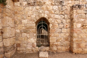 Fototapeta na wymiar 02/12/2024 Haifa Israel. Yehiam is the ruins of a Crusader and Ottoman-era fortress in western Galilee, Israel.