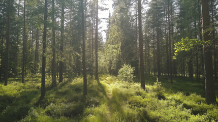 Morning forest 