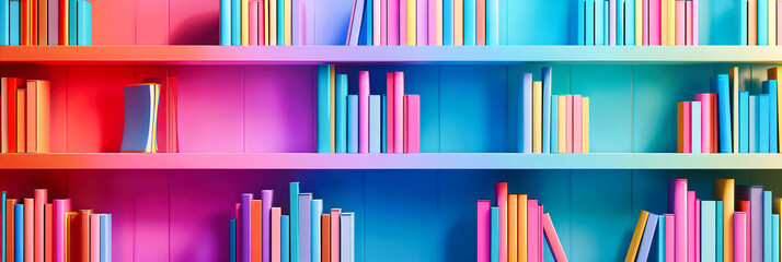 Literary Elegance: A Neatly Arranged Bookshelf, Showcasing a Love for Reading and a Passion for Collecting Books