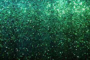 Emerald Green Glitter Sparkle Texture Background