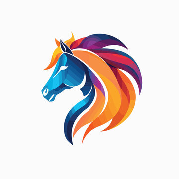 Horse in cartoon, doodle style. Image for t-shirt, web, mobile apps and ui. Isolated 2d vector illustration in logo, icon, sketch style, Eps 10. AI Generative