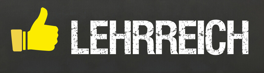 lehrreich	