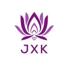 JXK  logo design template vector. JXK Business abstract connection vector logo. JXK icon circle logotype.
