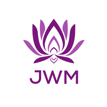 JWM  logo design template vector. JWM Business abstract connection vector logo. JWM icon circle logotype.

