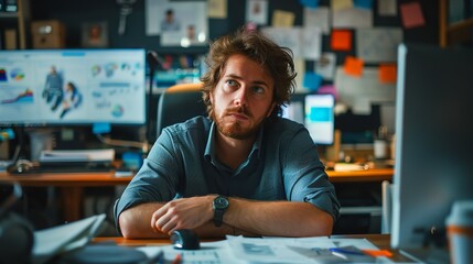 悩み多きビジネスマン