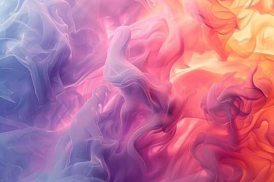 Mesmerizing Fluid Swirls of Ethereal Pastel Hues evoking the Enigmatic Dance of Flickering Flames in a Cinematic Photographic Style