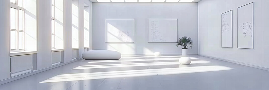 Minimalist Modern Room: A Bright and Open Space with Clean Lines and Contemporary Design Elements