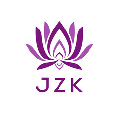 JZK  logo design template vector. JZK Business abstract connection vector logo. JZK icon circle logotype.
