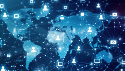 Global Connections: Network of Digital Devices Interacting Worldwide