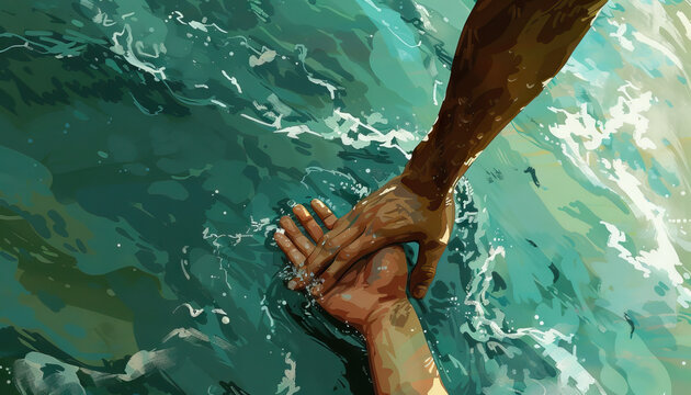 can you give me a hand. i fell down just trust it please give a helping hand