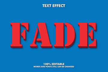Modern bold 3d typography fancy cartoon editable text effect