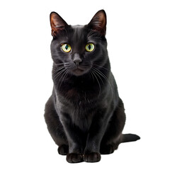 beautiful cat portrait isolated