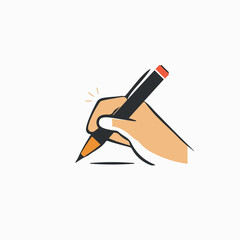 Hand writing in cartoon, doodle style. Image for t-shirt, web, mobile apps and ui. Isolated 2d vector illustration in logo, icon, sketch style, Eps 10. AI Generative