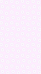 16:9 花柄ステッチパターン♪