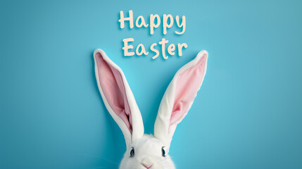 Heappy Easter Background text with copy space