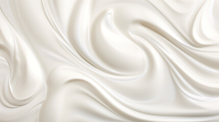 A creamy and smooth yogurt texture as a backdrop, symbolizing freshness and healthiness, perfect for a dairy-themed design background Ai Generative