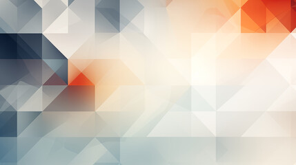 Sleek Geometric Background with Gradient Blue and Red Polygons