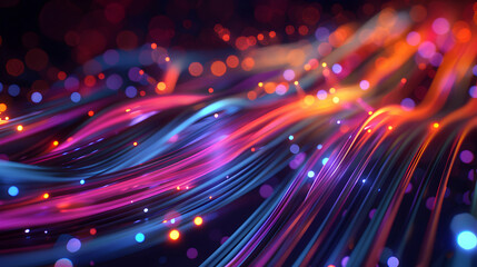 optical fiber, network line, colorful, digital, cable, 