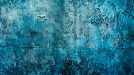 old blue scratched and textured abstract background