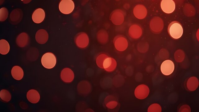 Christmas xmas background red abstract valentine, Red glitter bokeh vintage lights, Happy holiday new year, defocused, Christmas lights defocused background, Generative AI