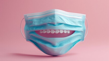 style surgical mask with a big