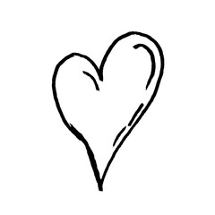 sketch of heart