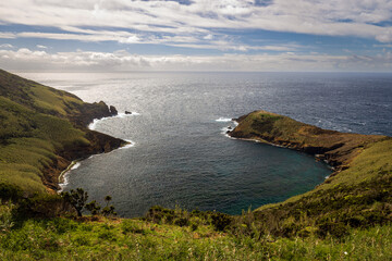 View from Monte da Guia viewpoint, Faial island, Azores