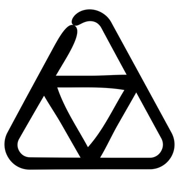 Triforce Icon, Simple Vector Design