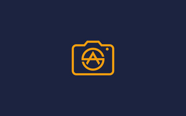 letter sa with camera logo icon design vector design template inspiration